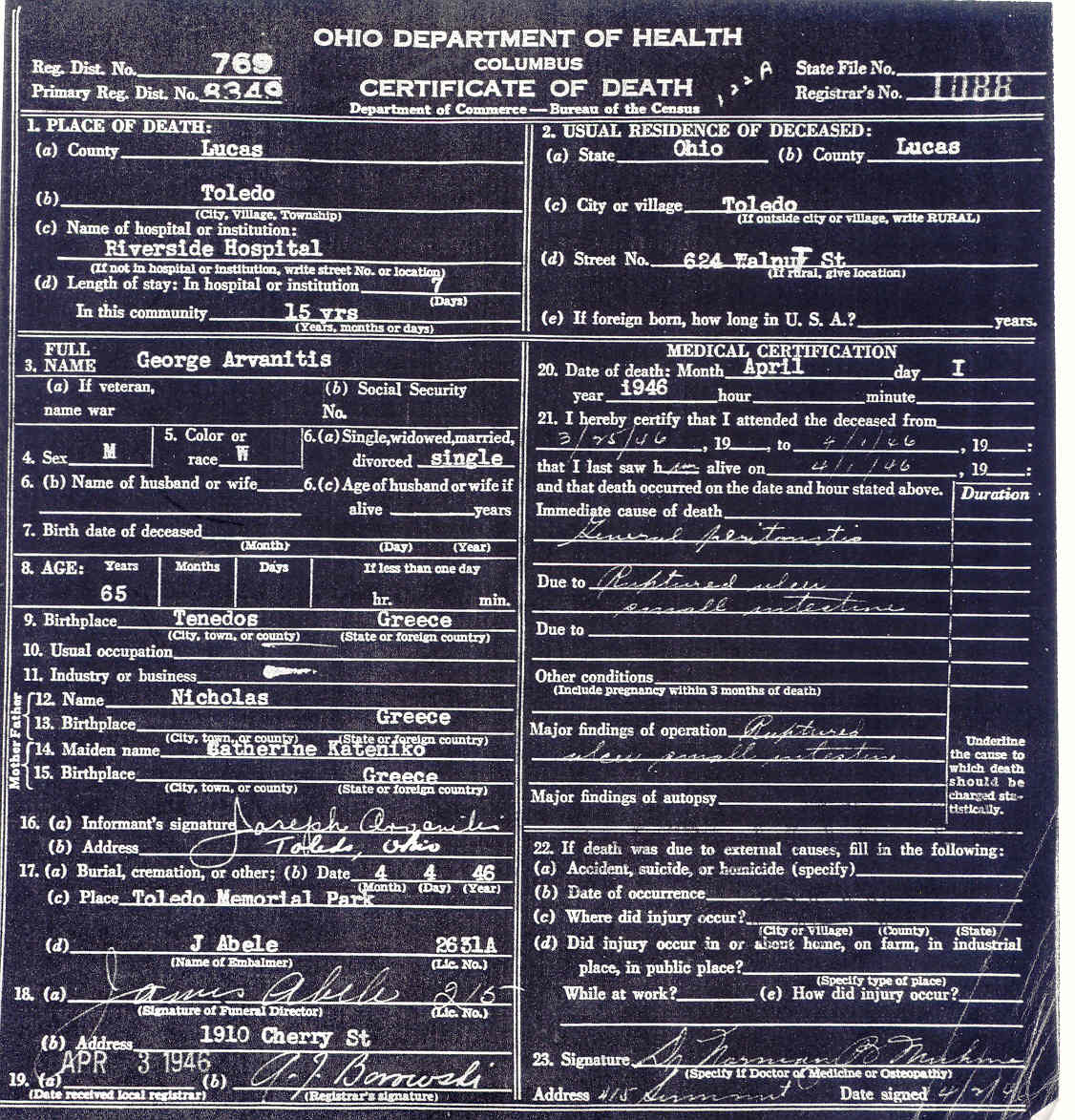 George N. Arvanitis s-o Nicholas & Akaterina Theofanous Arvanitis.jpg