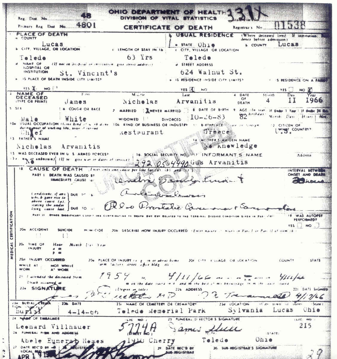 James N. Arvanitis h-o Maria Louizos s-o Nicholas & Akaterina Theofanos Arvanitis.jpg