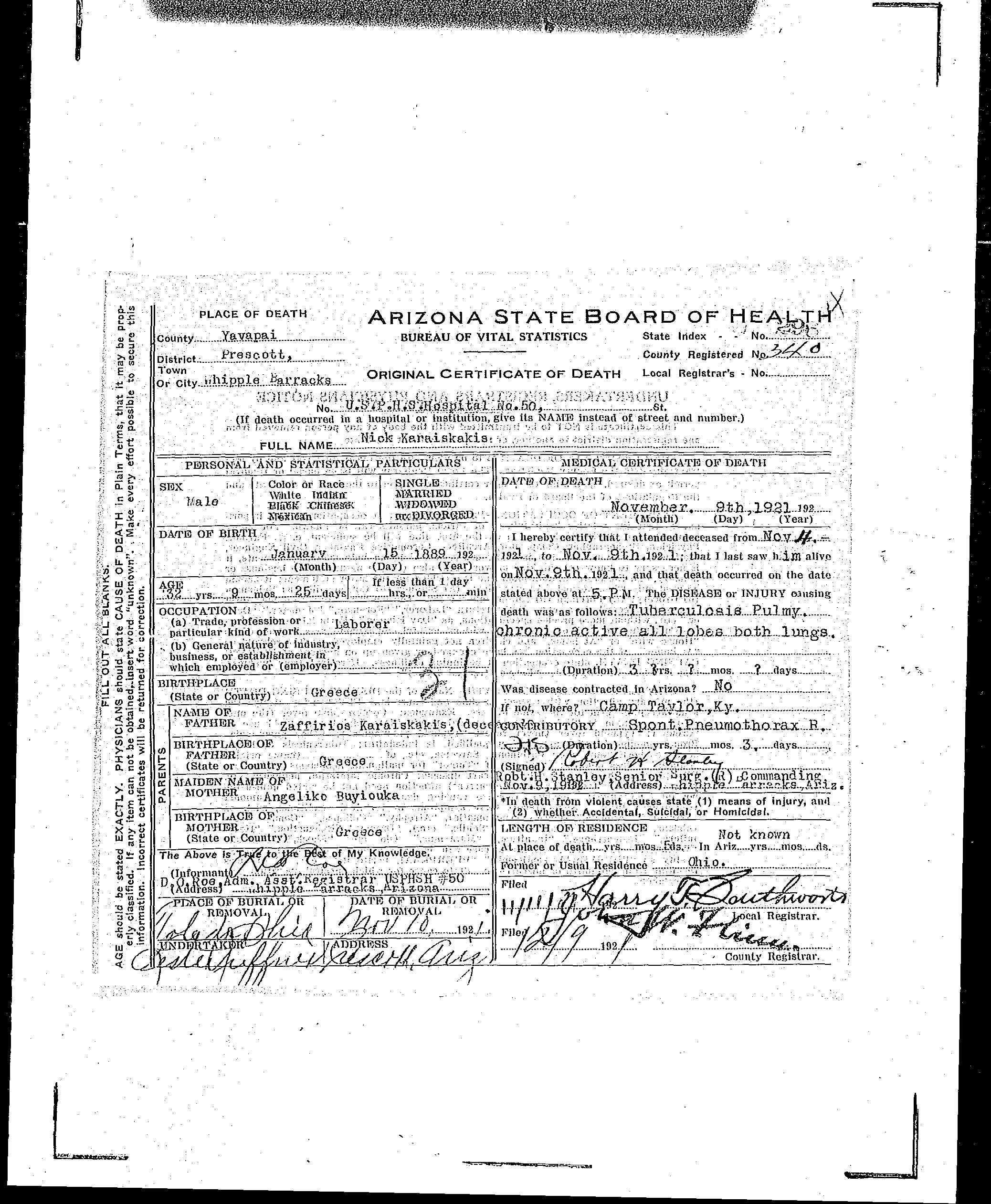 Nicholas Karaiskakis (Pandelaras) death cert.jpg