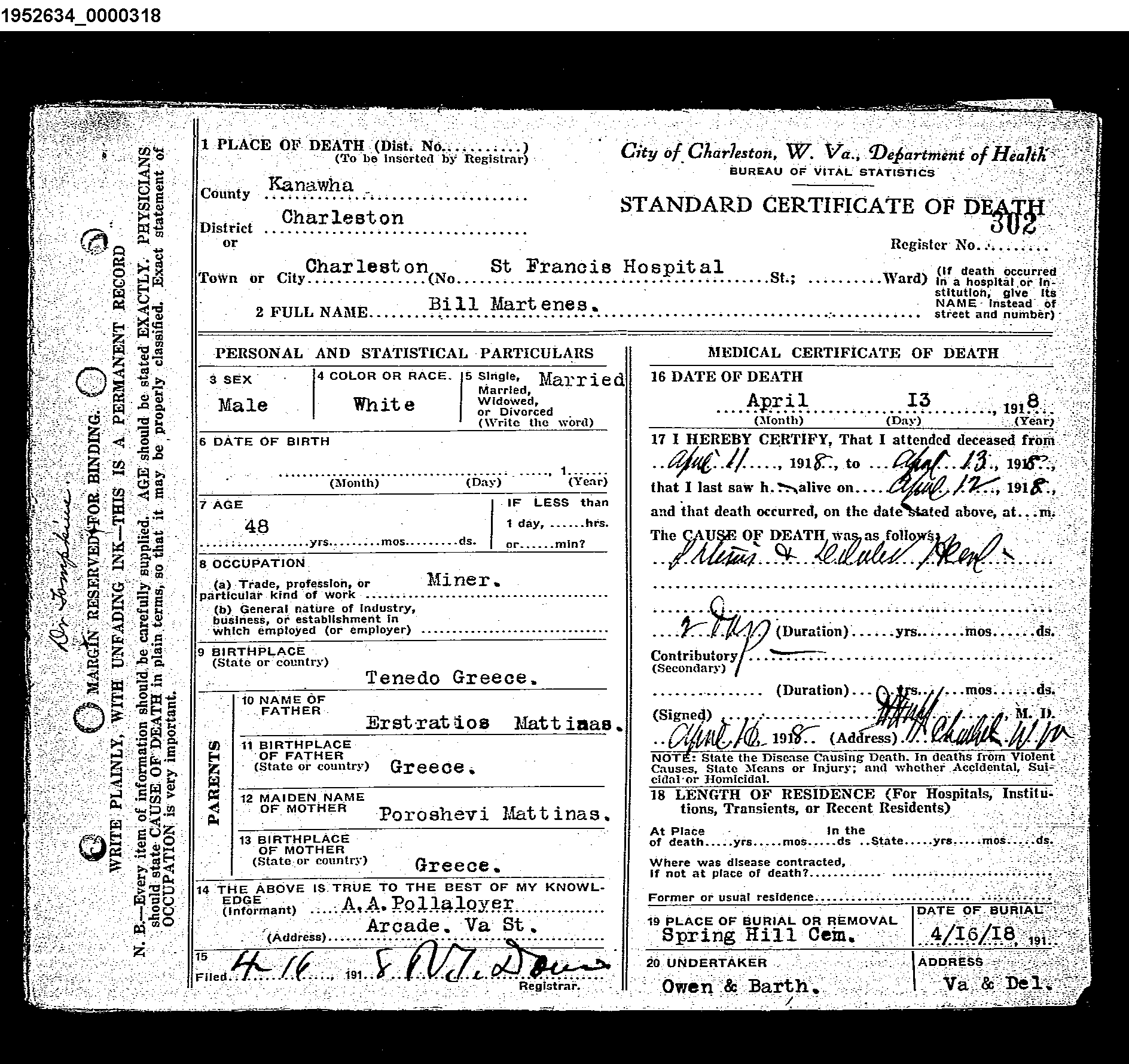Vasilios Malamatina's Death cert.jpg