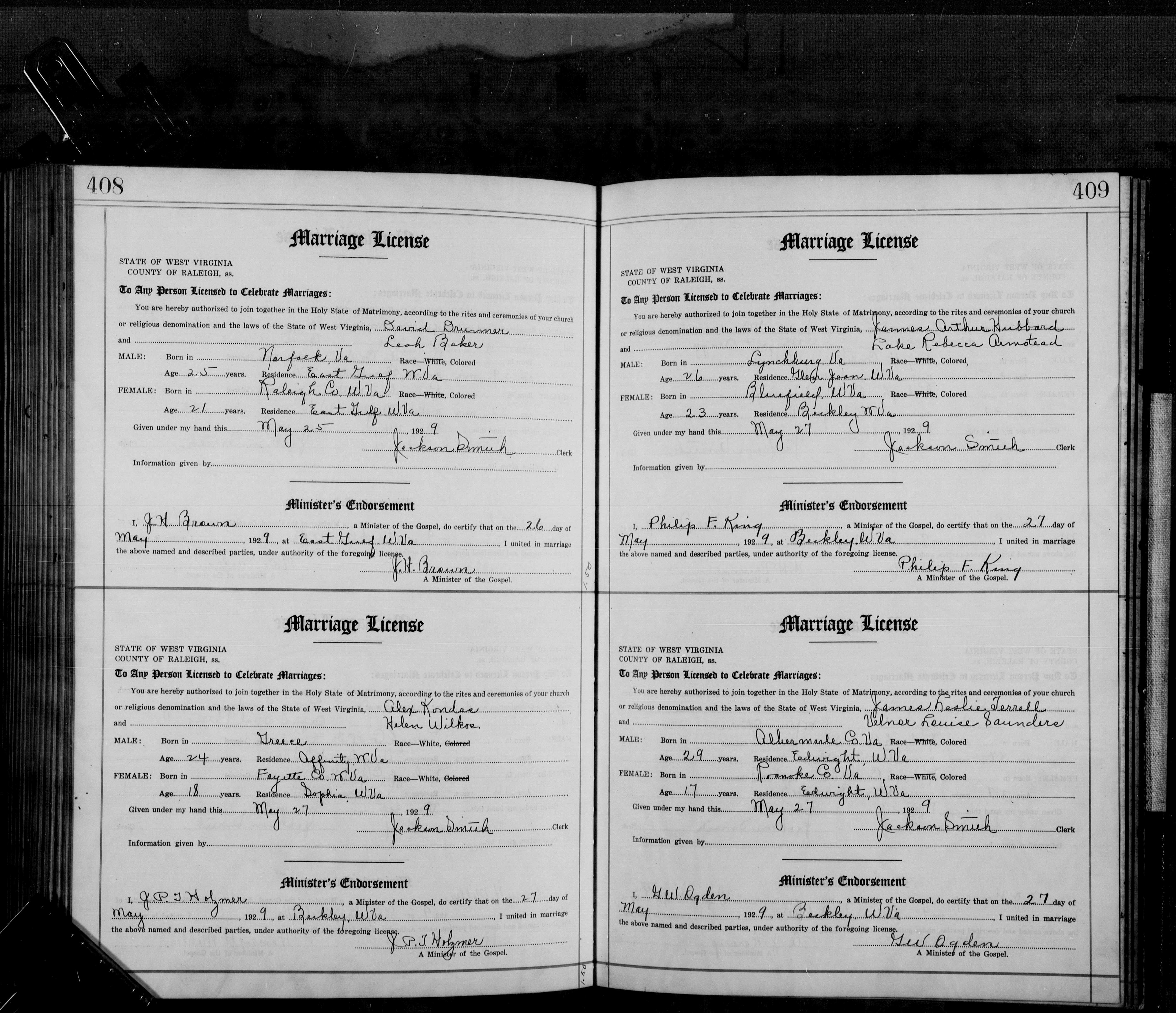 Alexander Kandis & Helen Wilkos marriage license.jpg
