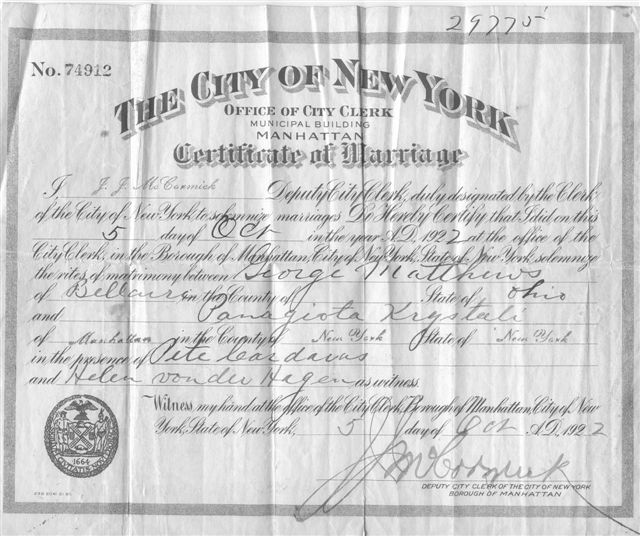 George & Panagiota Krystales Matthews Marriage Certificate.jpg