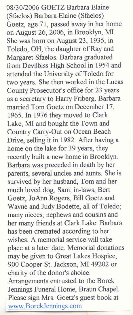 Barbara Elaine Sfaelos Goetz d-o Ray & Margaret Sfaelos w-o Thomas Goetz d. 8-26-2006.jpg