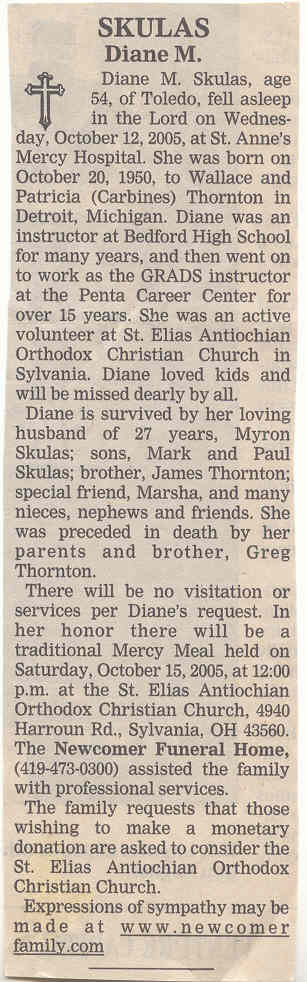 Diane Thornton Skulas w-o Myron Skulas d. 10-12-2005.jpg