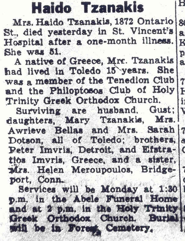 Haido Imvris married 1st Hercules Zafferiou, 2nd to Gus Tzanakis d. 9-26-1949.jpg