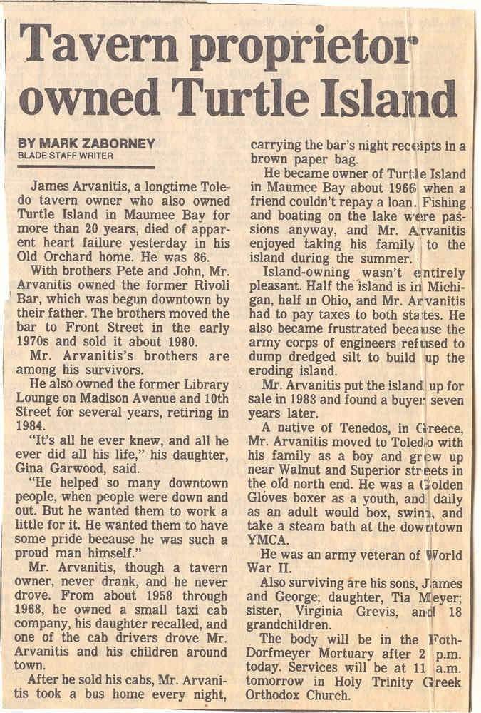 James G. Arvanitis s-o George & Anthepe Mingos Arvanitis Toledo Blade write up.jpg