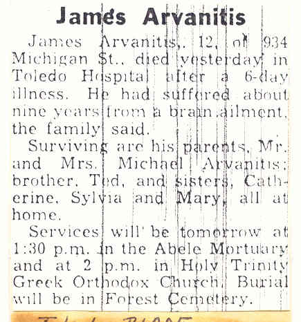 James M. Arvanitis s-o Michael & Helen Kalage Arvanitis d.8-20-1952.jpg