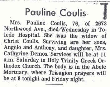 Pauline Xiriches Coulis w-o Christ Coulis d.1-9-1980.jpg