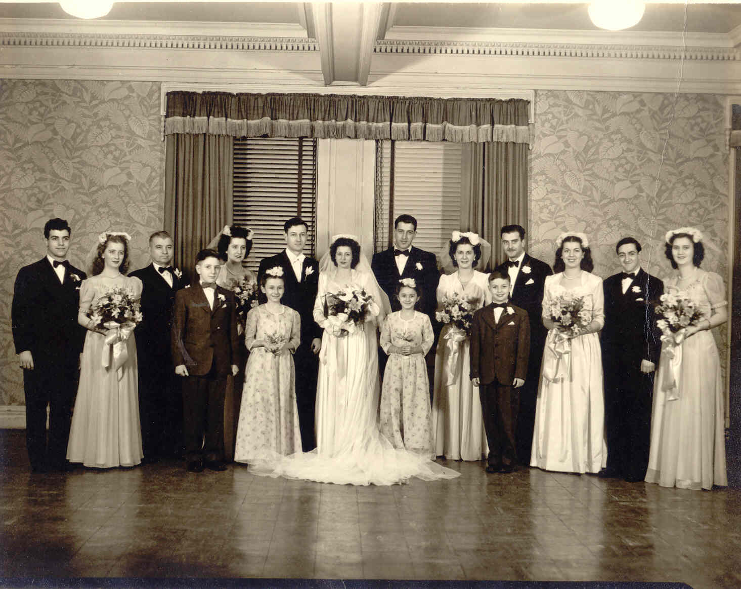 Everett & Sophia Christo Atherine's Wedding February 17, 1946.jpg