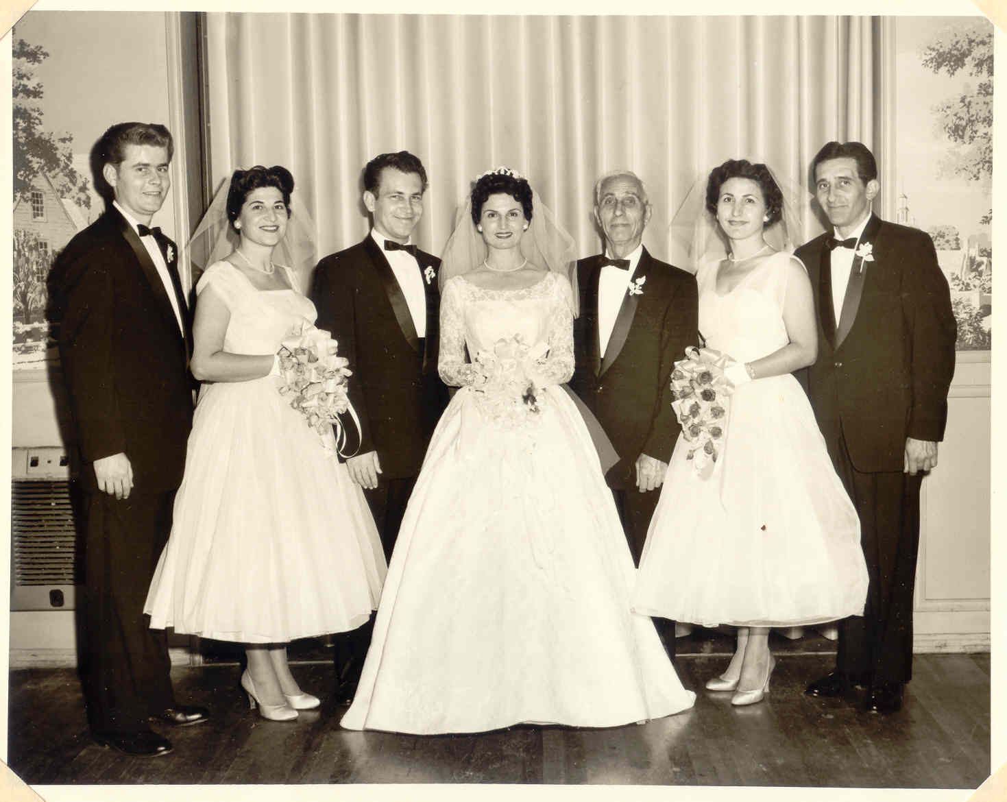 Kaliope Mormanis & Wendell Meadows Wedding - Wendells brother, Bessie Kouris, Dimitrios Mormanis, Alexandria Mormanis & Ernest Morris.jpg
