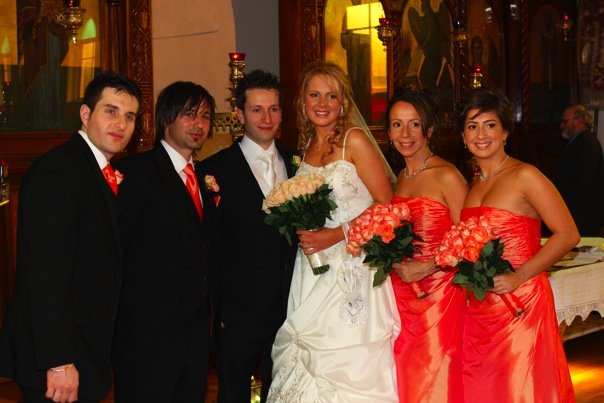 Kosta Tenedios, Peter Bousdoukos, Matthew Ziagas, Michelle Lack Ziagas, Angela & Nikki Ziagas.jpg