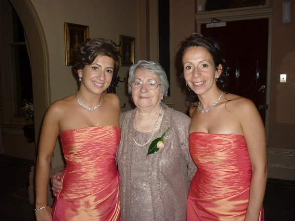 Sisters Nikki & Angela Ziagas & Andonia Mingos Pavlis in the center at Matthew Ziagas' Wedding.jpg.jpg